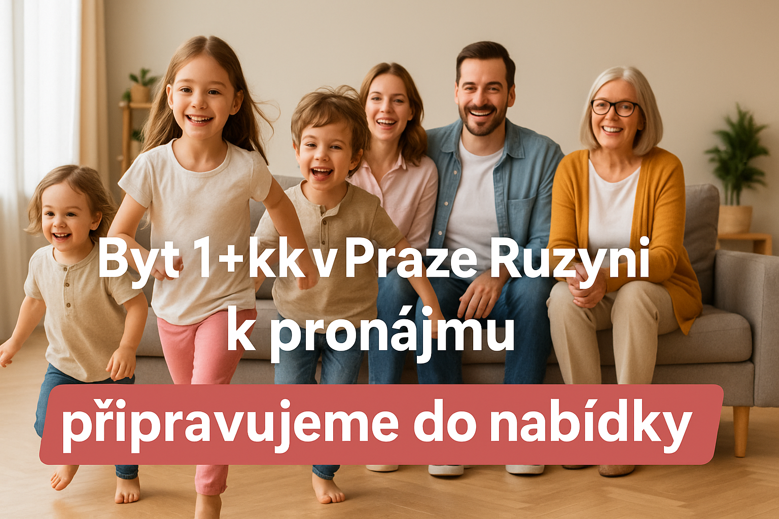 Pronájem bytu 1+kk v Praze Ruzyni